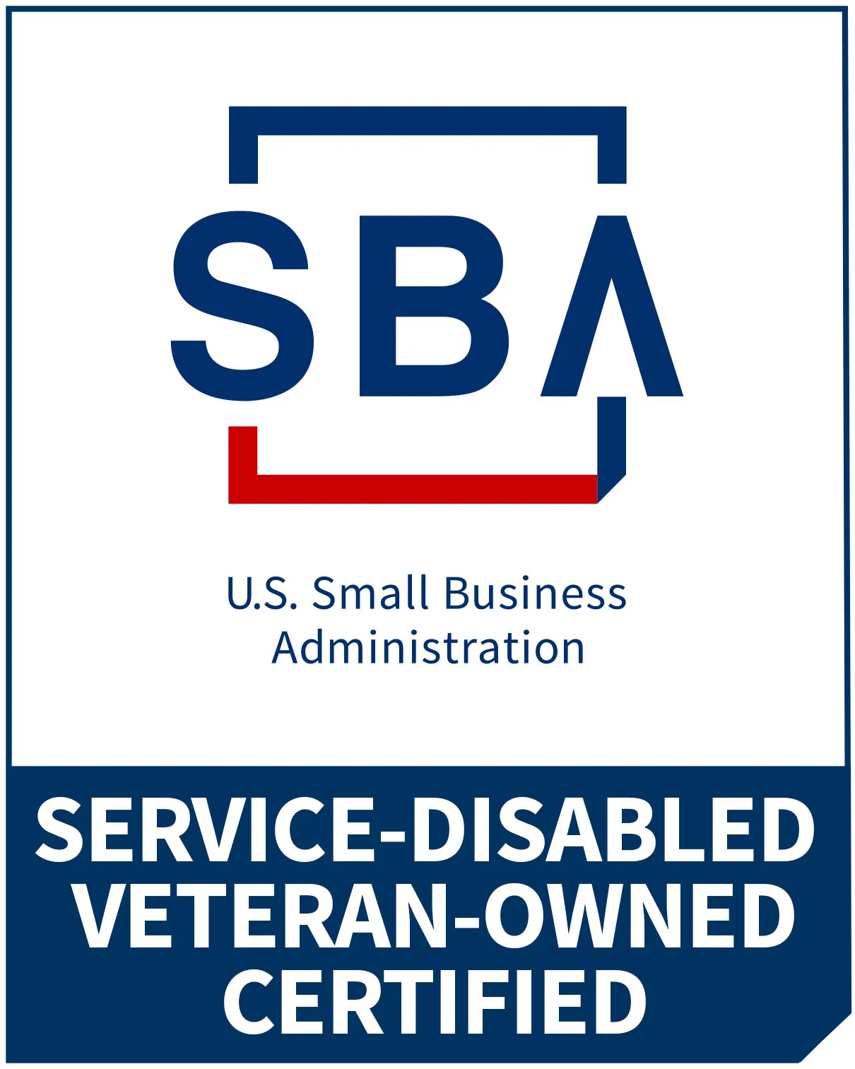 Service-Disabled Veteran-Owned Small Business certification badge