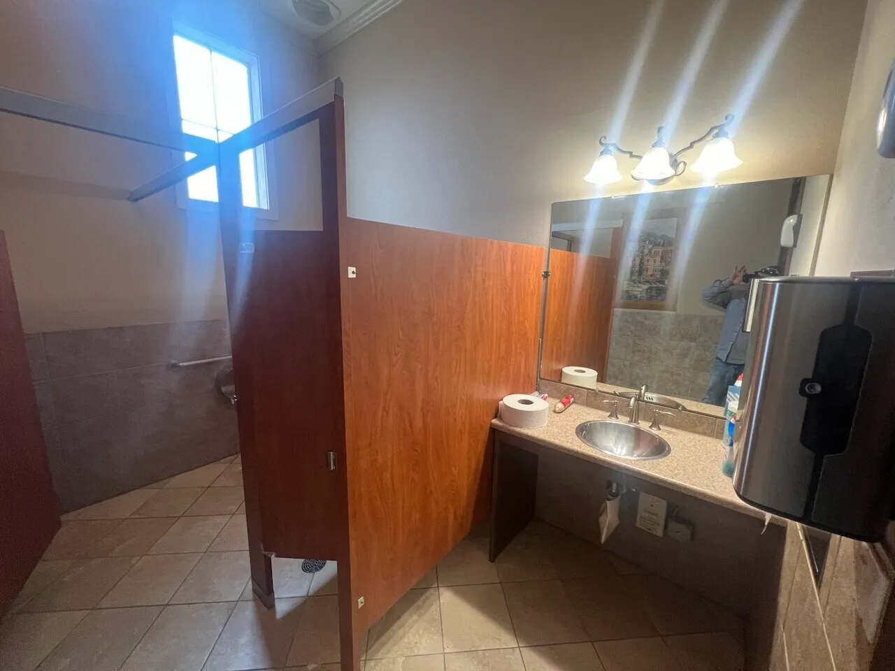 Dog wash conversion construction progress.